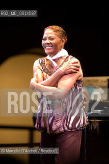 03 AUG 2010, CASERTA: DIONNE WARWICK IN CONCERT. ©Marcello DAndrea/Rosebud2