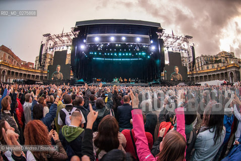 23 May 2013, Naples plebiscitos square: BRUCE SPRINGSTEEN and the ESTREET BAND IN CONCERT. ©Marcello DAndrea/Rosebud2