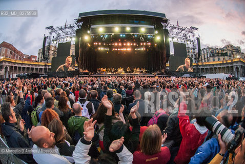 23 May 2013, Naples plebiscitos square: BRUCE SPRINGSTEEN and the ESTREET BAND IN CONCERT. ©Marcello DAndrea/Rosebud2