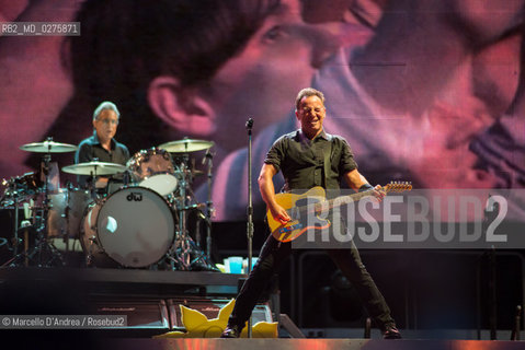 23 May 2013, Naples plebiscitos square: BRUCE SPRINGSTEEN and the ESTREET BAND IN CONCERT. ©Marcello DAndrea/Rosebud2