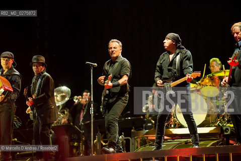 23 May 2013, Naples plebiscitos square: BRUCE SPRINGSTEEN and the ESTREET BAND IN CONCERT. ©Marcello DAndrea/Rosebud2