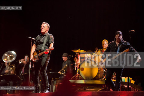 23 May 2013, Naples plebiscitos square: BRUCE SPRINGSTEEN and the ESTREET BAND IN CONCERT. ©Marcello DAndrea/Rosebud2