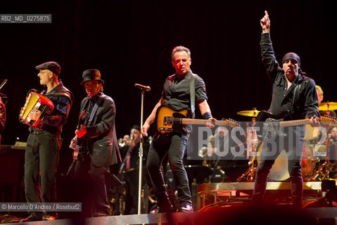 23 May 2013, Naples plebiscitos square: BRUCE SPRINGSTEEN and the ESTREET BAND IN CONCERT. ©Marcello DAndrea/Rosebud2