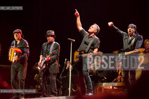 23 May 2013, Naples plebiscitos square: BRUCE SPRINGSTEEN and the ESTREET BAND IN CONCERT. ©Marcello DAndrea/Rosebud2