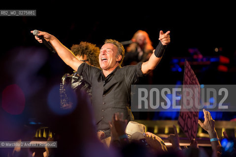23 May 2013, Naples plebiscitos square: BRUCE SPRINGSTEEN and the ESTREET BAND IN CONCERT. ©Marcello DAndrea/Rosebud2