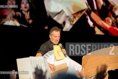 23 May 2013, Naples plebiscitos square: BRUCE SPRINGSTEEN and the ESTREET BAND IN CONCERT. ©Marcello DAndrea/Rosebud2