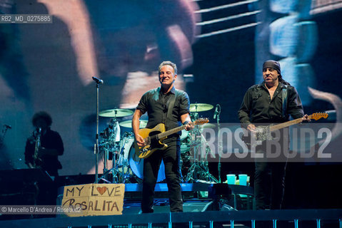 23 May 2013, Naples plebiscitos square: BRUCE SPRINGSTEEN and the ESTREET BAND IN CONCERT. ©Marcello DAndrea/Rosebud2