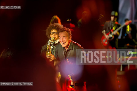 23 May 2013, Naples plebiscitos square: BRUCE SPRINGSTEEN and the ESTREET BAND IN CONCERT. ©Marcello DAndrea/Rosebud2