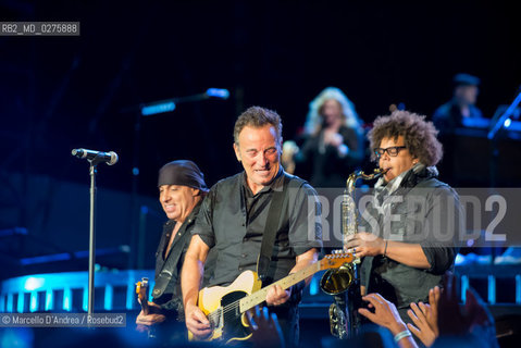 23 May 2013, Naples plebiscitos square: BRUCE SPRINGSTEEN and the ESTREET BAND IN CONCERT. ©Marcello DAndrea/Rosebud2