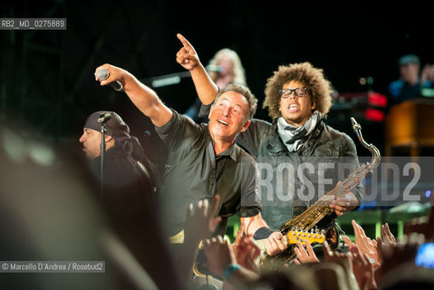 23 May 2013, Naples plebiscitos square: BRUCE SPRINGSTEEN and the ESTREET BAND IN CONCERT. ©Marcello DAndrea/Rosebud2
