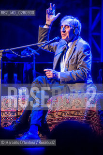 07 sep 2013, Casertavecchia (CE): Franco Battiato in concert. ©Marcello DAndrea/Rosebud2