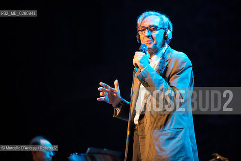 07 sep 2013, Casertavecchia (CE): Franco Battiato in concert. ©Marcello DAndrea/Rosebud2