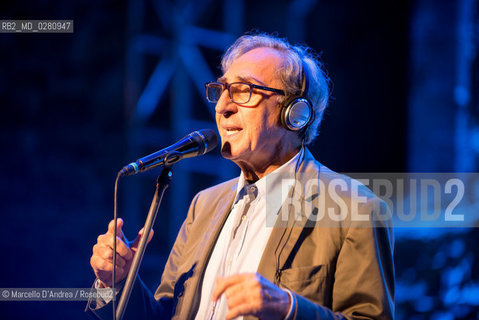 07 sep 2013, Casertavecchia (CE): Franco Battiato in concert. ©Marcello DAndrea/Rosebud2