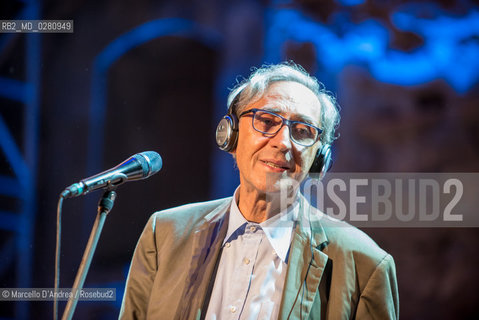 07 sep 2013, Casertavecchia (CE): Franco Battiato in concert. ©Marcello DAndrea/Rosebud2