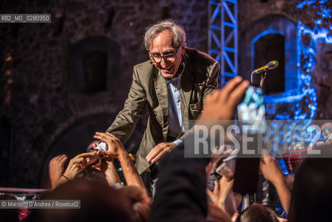 07 sep 2013, Casertavecchia (CE): Franco Battiato in concert. ©Marcello DAndrea/Rosebud2
