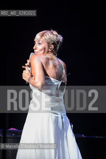 09 sep 2013, Casertavecchia (CE): Malika Ayane in concert (43° settembre al borgo). ©Marcello DAndrea/Rosebud2