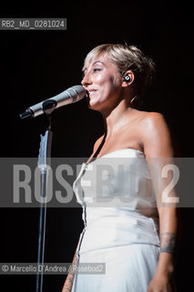 09 sep 2013, Casertavecchia (CE): Malika Ayane in concert (43° settembre al borgo). ©Marcello DAndrea/Rosebud2