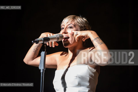 09 sep 2013, Casertavecchia (CE): Malika Ayane in concert (43° settembre al borgo). ©Marcello DAndrea/Rosebud2