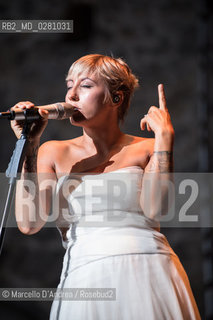 09 sep 2013, Casertavecchia (CE): Malika Ayane in concert (43° settembre al borgo). ©Marcello DAndrea/Rosebud2