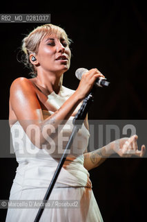 09 sep 2013, Casertavecchia (CE): Malika Ayane in concert (43° settembre al borgo). ©Marcello DAndrea/Rosebud2