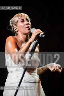 09 sep 2013, Casertavecchia (CE): Malika Ayane in concert (43° settembre al borgo). ©Marcello DAndrea/Rosebud2