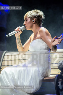 09 sep 2013, Casertavecchia (CE): Malika Ayane in concert (43° settembre al borgo). ©Marcello DAndrea/Rosebud2