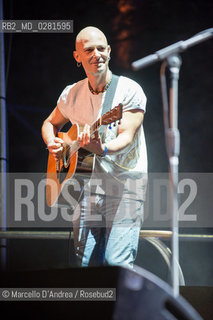 12 sep 2013, Casertavecchia (CE): Alessandro Finazzo (Finaz) in concert (43° settembre al borgo). ©Marcello DAndrea/Rosebud2