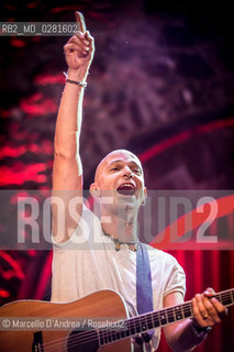 12 sep 2013, Casertavecchia (CE): Alessandro Finazzo (Finaz) in concert (43° settembre al borgo). ©Marcello DAndrea/Rosebud2
