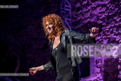 13 sep 2013, Casertavecchia (CE): Fiorella Mannoia in concert (43° settembre al borgo). ©Marcello DAndrea/Rosebud2