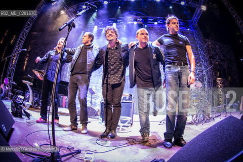 14 sep 2013, Casertavecchia (CE): Max Gazzè and his band in concert (43° settembre al borgo). ©Marcello DAndrea/Rosebud2
