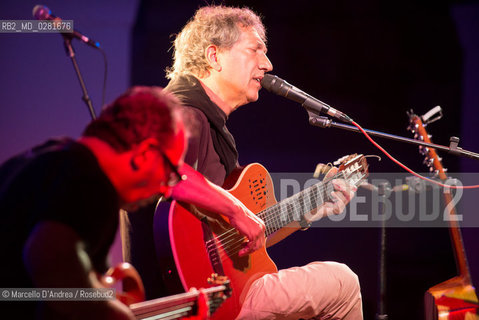 14 sep 2013, Piedimonte Matese ( Ce ): Eugenio Bennato in concert. ©Marcello DAndrea/Rosebud2