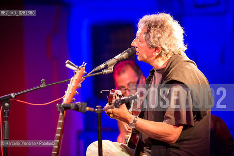 14 sep 2013, Piedimonte Matese ( Ce ): Eugenio Bennato in concert. ©Marcello DAndrea/Rosebud2