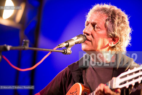 14 sep 2013, Piedimonte Matese ( Ce ): Eugenio Bennato in concert. ©Marcello DAndrea/Rosebud2