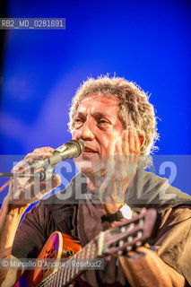 14 sep 2013, Piedimonte Matese ( Ce ): Eugenio Bennato in concert. ©Marcello DAndrea/Rosebud2