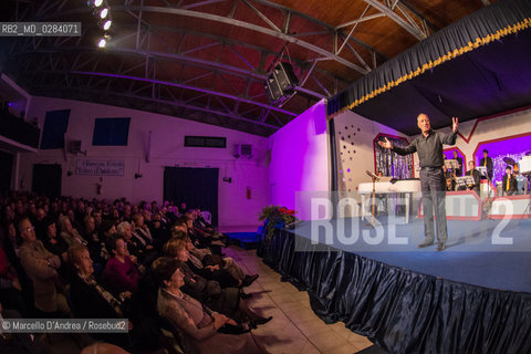 17 nov 2013, Alife ( CE ): Pippo Franco. ©Marcello DAndrea/Rosebud2