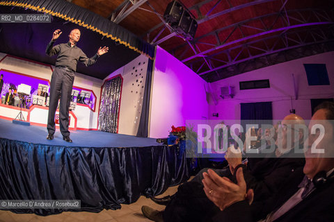 17 nov 2013, Alife ( CE ): Pippo Franco. ©Marcello DAndrea/Rosebud2