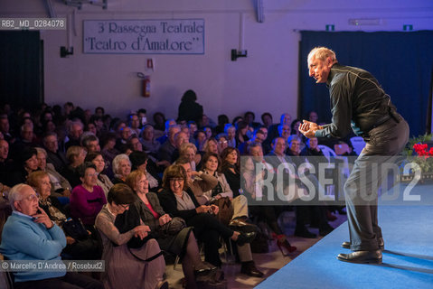 17 nov 2013, Alife ( CE ): Pippo Franco. ©Marcello DAndrea/Rosebud2