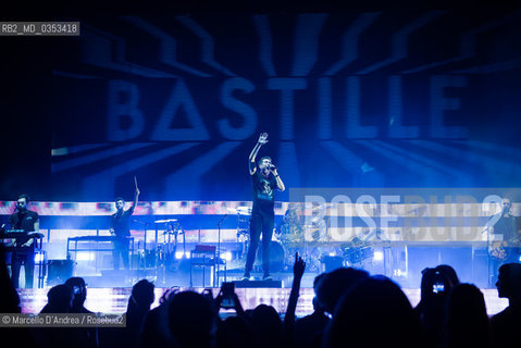 17jun2017, Rome, auditorium: Dan Smith, Bastille in concert. Copyright Marcello DAndrea ©Marcello DAndrea/Rosebud2