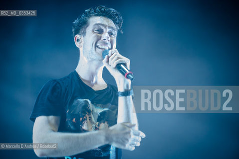 17jun2017, Rome, auditorium: Dan Smith, Bastille in concert. Copyright Marcello DAndrea ©Marcello DAndrea/Rosebud2