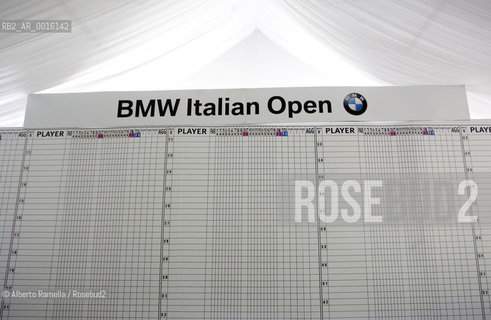 bmw italian open - giornata inaugurale - gara pro am -.nella foto allestimenti royal park roveri ©Alberto Ramella/Rosebud2