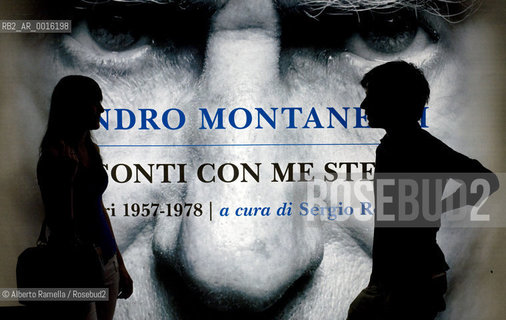 advertising of the indro montanelli last book ©Alberto Ramella/Rosebud2