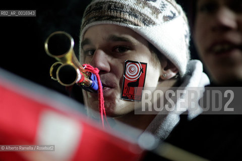 luge  olympics 2006, cesana pariol- suisse fan ©Alberto Ramella/Rosebud2