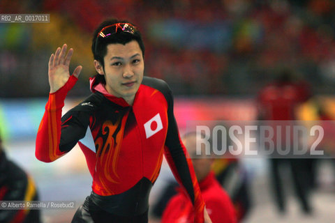 speed skating to 2006 - 500 m menjoji kato jap. ©Alberto Ramella/Rosebud2