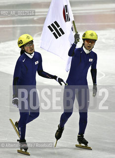 short track 1500m ladies, koreans Jin sun-yu gold, choi eun-kyung silver ©Alberto Ramella/Rosebud2