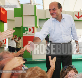 Genova, 27 ago 2009, festa del pd a genova-incontro con Pierluigi Bersani ©Alberto Ramella/Rosebud2