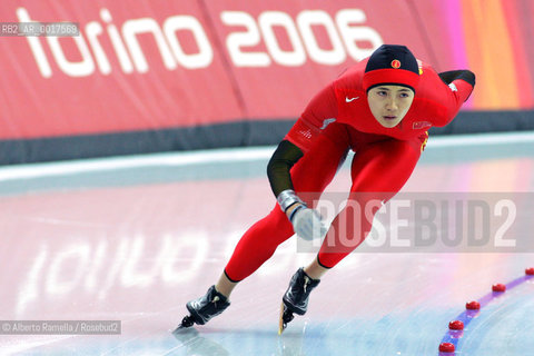 speed skating 1000m ladies t- wang man li chn , 20th. ©Alberto Ramella/Rosebud2