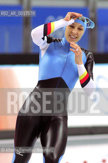 speed skating 1000m ladies  the bronze medal anni friesinger ©Alberto Ramella/Rosebud2