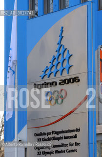 europe, italy, piedmont, turin, central branch of toroc organizing committee of torino 2006 winter olympic games, ©Alberto Ramella/Rosebud2