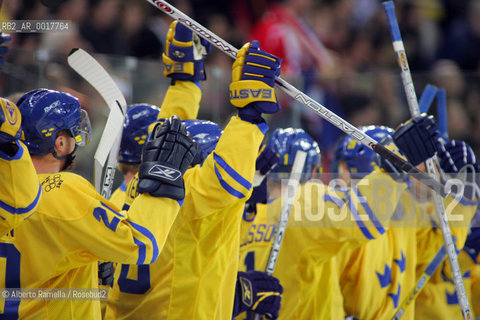 sweden-czech 7-3 semifinal hockej 2006 olympics ©Alberto Ramella/Rosebud2