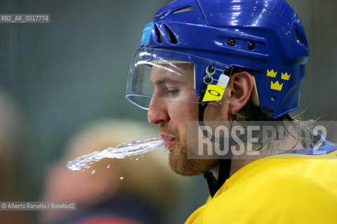 sweden-czech 7-3 semifinal hockej 2006 olympics-  swedish player cornwal ©Alberto Ramella/Rosebud2